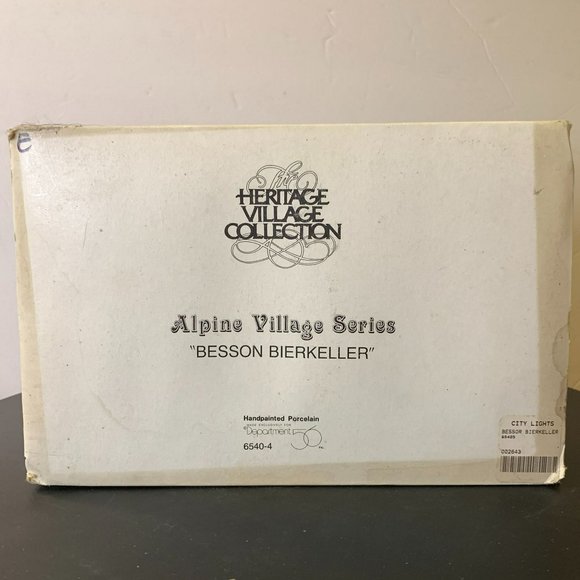 Dept 56 Besson Bierkeller Alpine Christmas Village Lighted Building - 1986 - Picture 12 of 12